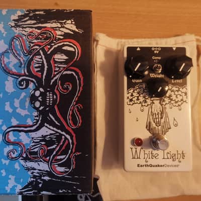 EarthQuaker Devices White Light Overdrive Legacy Reissue 2023 - White / Black Print image 2
