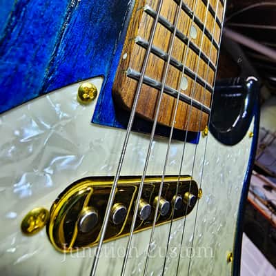 Junction Custom J-Caster HSS 2024 - Translucent Blue image 3
