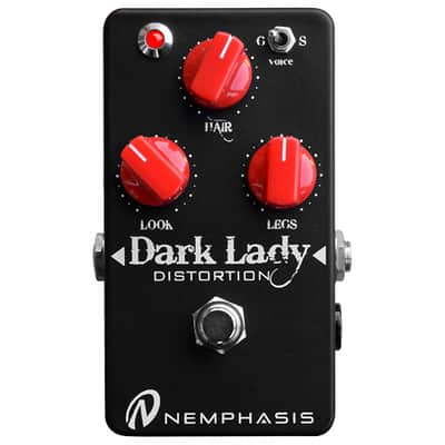 Nemphasis Dark Lady 'Red Knobs' Distortion/Fuzz Pedal AU01DR image 2