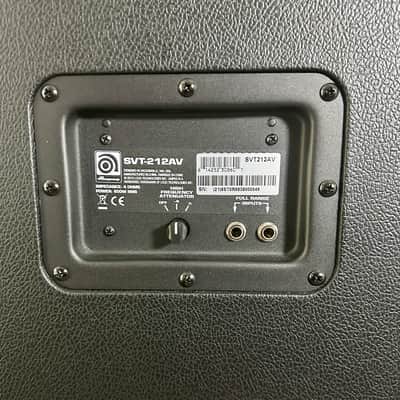 Ampeg V-4B Head and SVT212AV Cabinet - Black image 9
