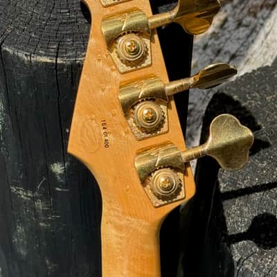 Fender Precision Bass 40th Anniversary 1992 - stunning Amber finished Flamey Maple neck by the Custom Shop ! image 8