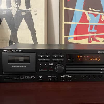 TASCAM CD-A630 Compact Disc Player / Reverse Cassette Deck image 1
