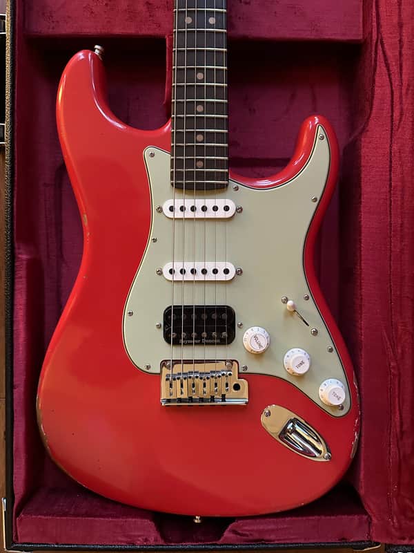 Fender Custom Shop Custom Deluxe HSS Stratocaster Relic Aged | Reverb