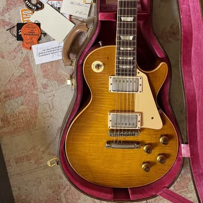 CME Exclusive! 2022 Gibson Murphy Lab 1959 Les Paul r9 Ultra Light Aged - Dirty Lemon Fade - 8.3 labs image 3