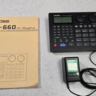 Boss DR-660 Dr. Rhythm with Owners Manual & AC Adapter