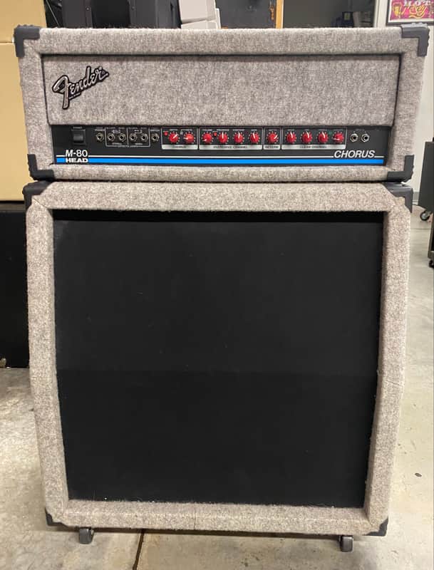 Fender M-80 Half Stack - Non-Original Matching Cabinet - Celestion 12's! image 1