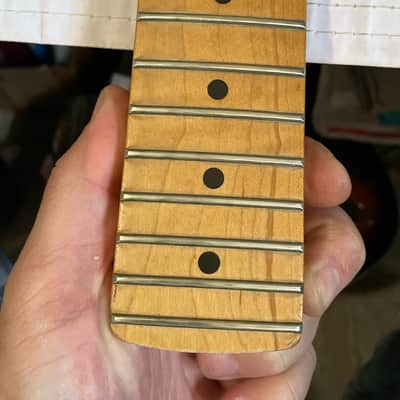 1990's Fender USA American 50th Anniversary Stratocaster Guitar Neck 22 Fret Maple Board image 15