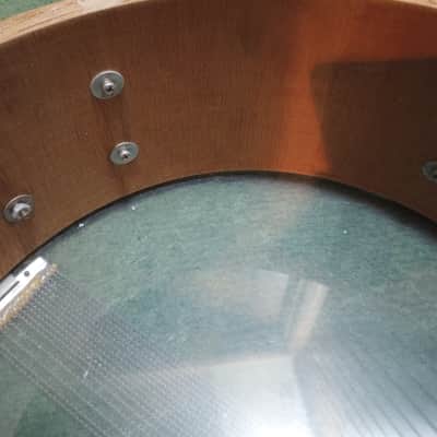Maxwin by Pearl 14"(diameter)x5.5"(depth) Snare Drum  Black Wrap Over Wood 1970's/80's - Black Wrap image 10