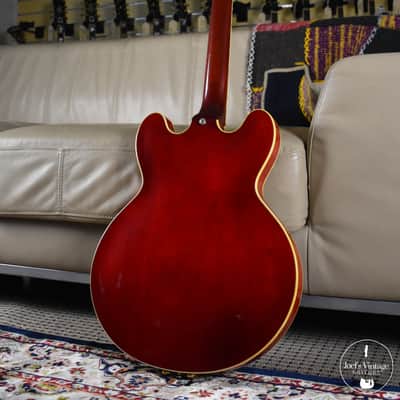 Gibson ES-355TDSV with Sideways Vibrola 1962 - Cherry image 6