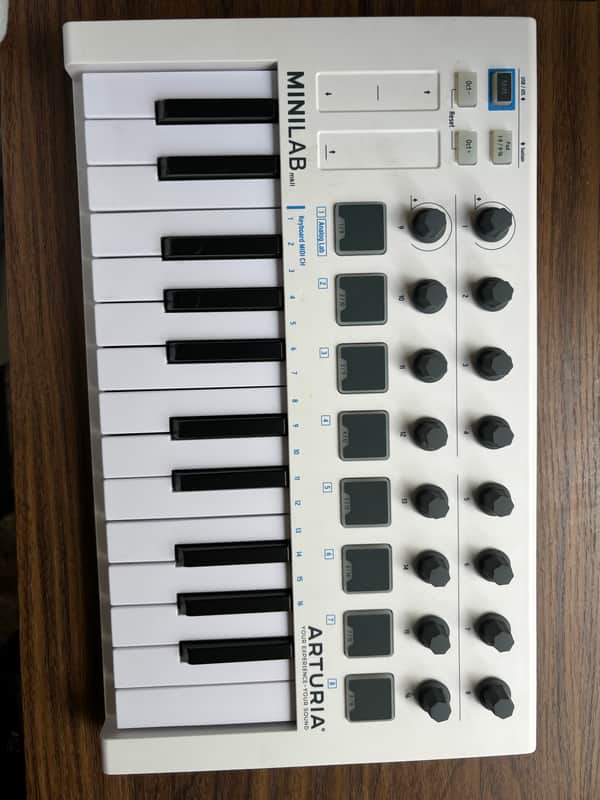 Arturia MiniLab MkII 25-Key MIDI Controller 2017 - Present - White image 1