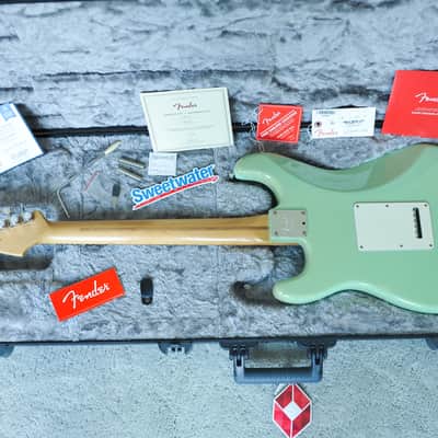 Surf Green Fender Strat Sweetwater CS ’69 Roasted Maple American Professional 2019 USA image 2