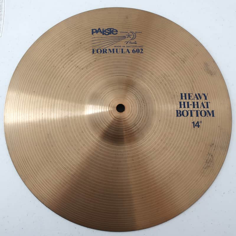 Paiste 14" Formula 602 Heavy Hi-Hat Cymbal (Bottom) image 1
