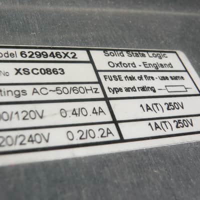 Solid State Logic XLogic G Series 1U Stereo Compressor 2014 - 2021 - Silver image 4