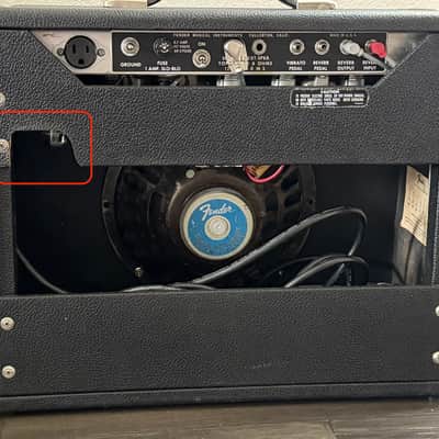 1976 Fender Princeton Reverb Silverface - Allen Amplification Serviced - Original Speaker image 14