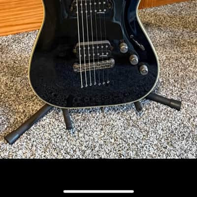 Schecter Blackjack C-7 2021 - Present - Gloss Black image 6