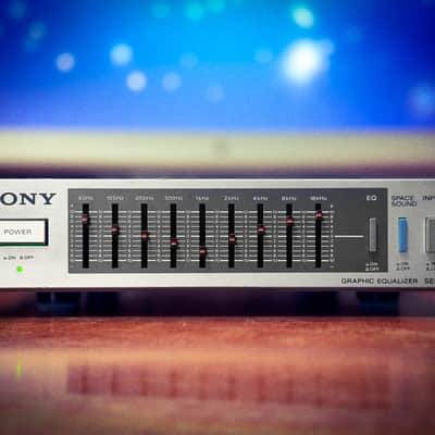 SONY SEH-22 🌈RaRe🌈 Vintage Compact Stereo Graphic Equalizer – 9-Band Thin-Line Japan Beauty image 2