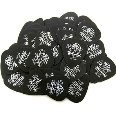 Dunlop Guitar Picks 72 Pack Tortex Pitch Black Standard .50mm 488R.50 image 1