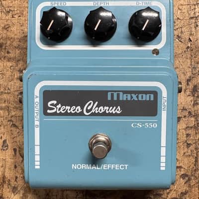 Maxon CS-550 ステレオコーラスエフェクター 初期モデル Maxon CS-550 Stereo Chorus - Pedal of the Day