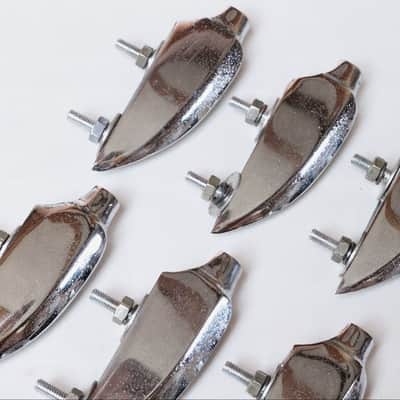 Set of (8) Sonor Tear Drop Style Drum Lugs - 1960s image 6