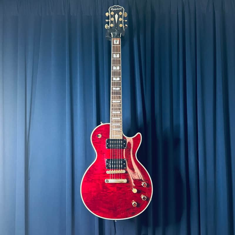 ギター Epiphone Les Paul Custom Prophecy GX Epiphone Les Paul Prophecy Custom Plus GX Black Cherry (2012