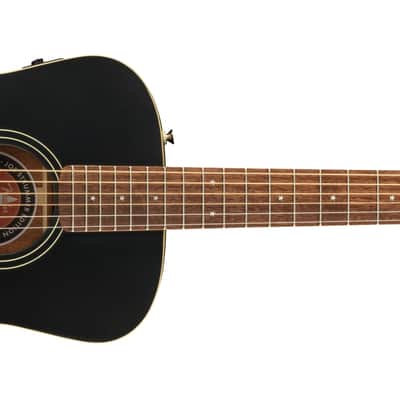 FENDER - Joe Strummer Campfire Walnut Fingerboard Matte Black - 0971722106 image 1