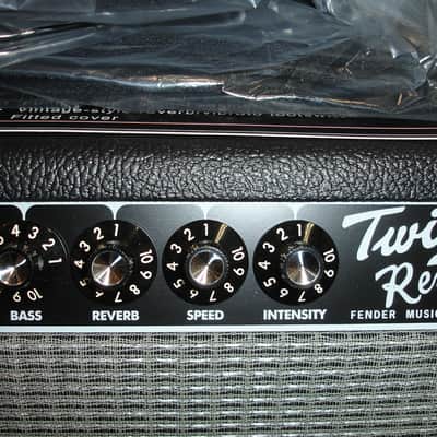 2023 Fender '65 Twin Reverb Reissue Guitar Combo Amp w/ Cover & Footswitch image 8
