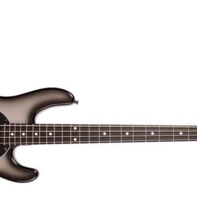 Ernie Ball Music Man StingRay 4 "DarkRay II", NEW COLOR Silverburst/ Ebony image 5