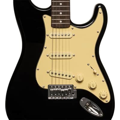 Stagg SES-30-BK S Style Gloss Black image 4