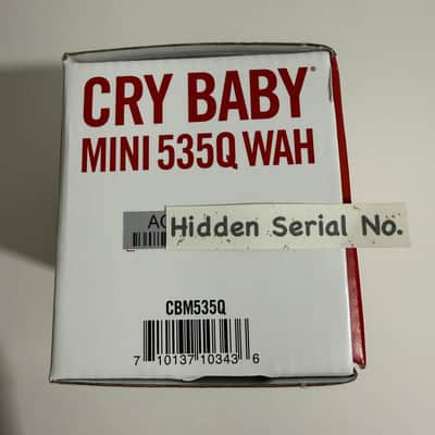 Jim Dunlop Cry Baby 535Q Mini Wah Boost Pedal (Mint, Boxed) image 11