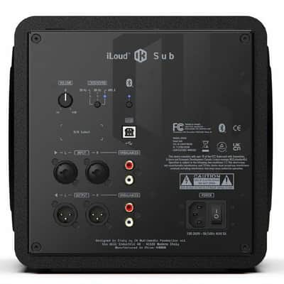 IK Multimedia iLoud Sub Compact Studio Subwoofer with ARC Room Correction image 6