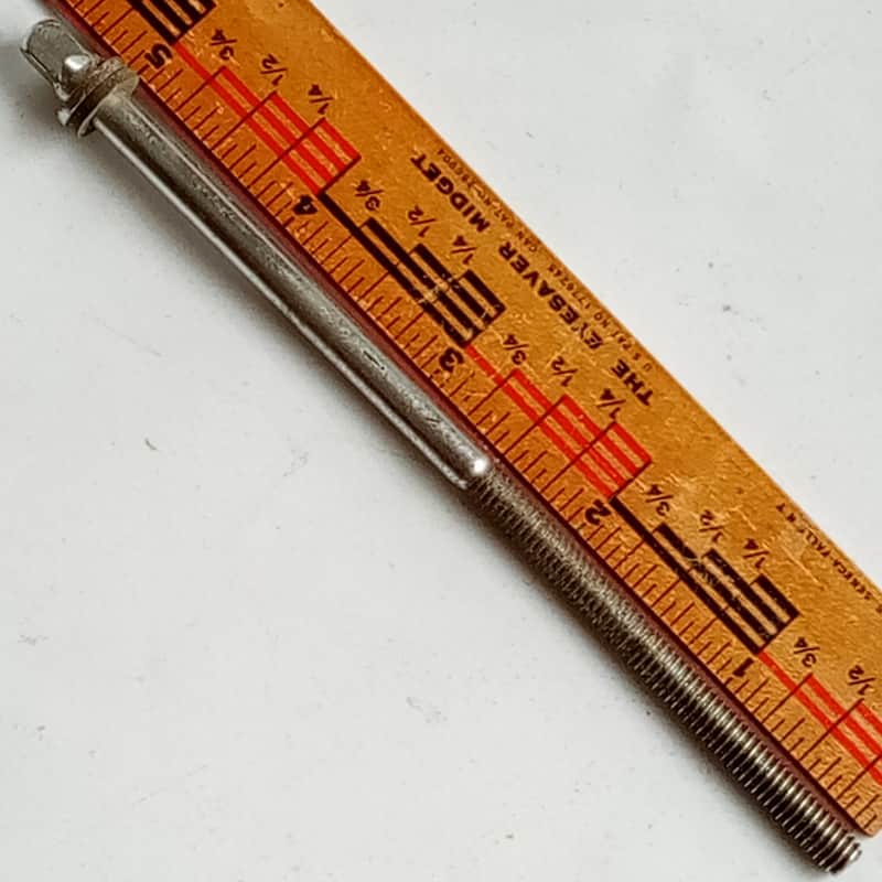 Ludwig 5"T-Rod 60s Snare/Floor Tom Drum 2.5"Thread12-24 Tension Chrome Club Date image 1