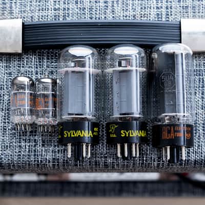 1965 Supro Thunderbolt S6420 Vintage 1x15 Tube Amp, Near-Mint w/ Jensen C15PS & USA Tube Set image 14