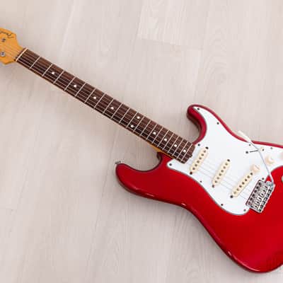 1983 Fender Stratocaster '62 Vintage Reissue JV ST62-65 Candy Apple Red 100% Original, Japan MIJ Fujigen image 11