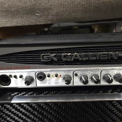 Gallien-Krueger 700RB-II 450-Watt Biamp Bass Amp Head 2010s - Black / Silver - Local Pickup Only image 2