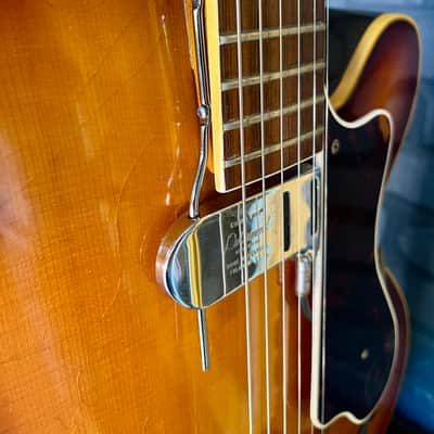 1961 Epiphone Triumph Archtop Guitar with DeArmond FHC Pickup image 12