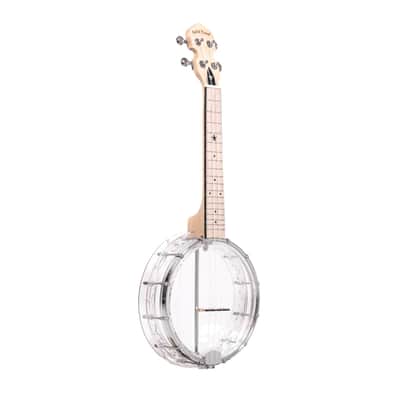 Gold Tone Little Gem: See-Through Banjo-Ukuleles with Gig Bag (Diamond) image 1