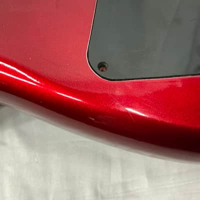 Kramer Striker 700ST Bass Guitar - Red MISSING NECK STRAP STUD image 18