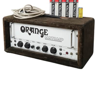 Orange Vintage Matamp 100W Head - 1970’s image 5