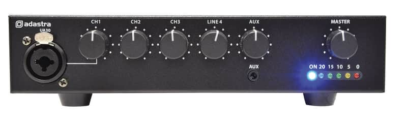 Adastra UA30 Compact 5ch 100V MixerAmp image 1