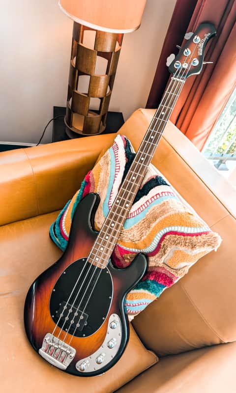 Ernie Ball Music Man H Neck-Through Body 3 Eq 2015 - Vintage Sunburst image 1