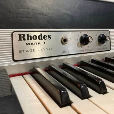 Rhodes Mark I Stage 73-Key Electric Piano 1975 - 1979 Black Rounded Top image 6