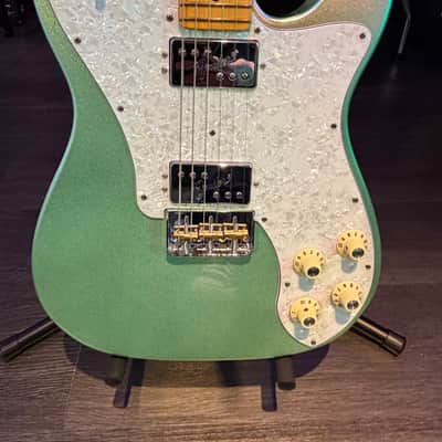 Fender American Professional II Telecaster Deluxe with Maple Fretboard 2020 - Present - Mystic Surf Green image 2