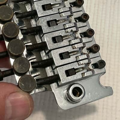 1980's Original German Made Chrome Floyd Rose Guitar Tremolo Bridge image 16