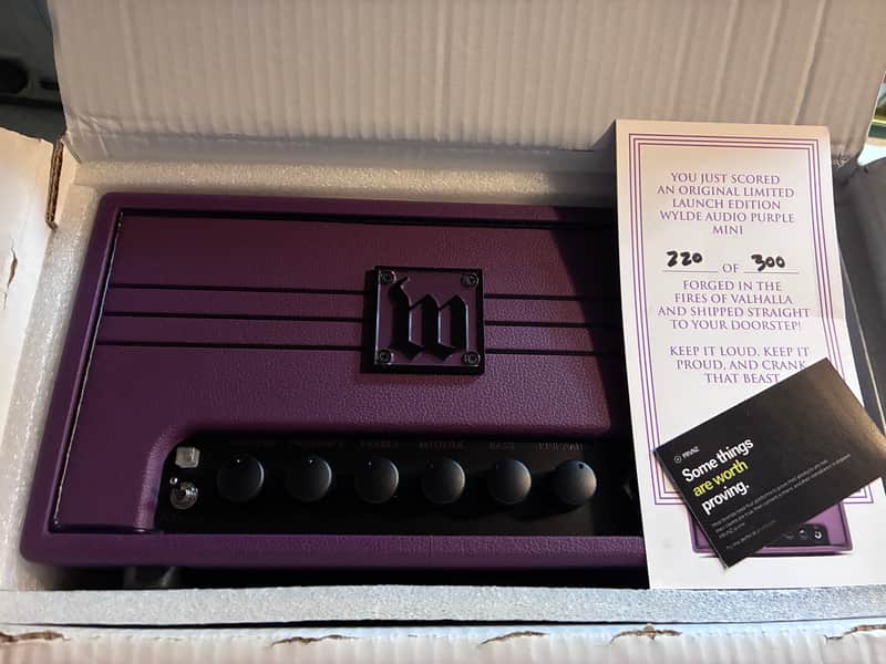 Wylde Audio Limited Edition Amp Head - Purple