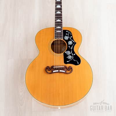 1993 Gibson J-200 Jumbo Guitar Antique Natural, Figured & Near-Mint w/ Case image 2