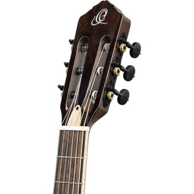 Ortega RTPDLX-ACA-L TourPlayer Series Solid Okoume Body Slim Neck Nylon 6-String Acoustic-Electric Guitar w/Gig Bag For Left Handed Player image 14