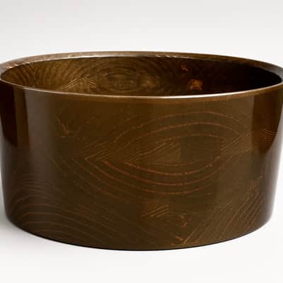 SOLID WOOD 14” X 6” Snare Drum Shell Segmented Reclaimed Free Float Stave image 7