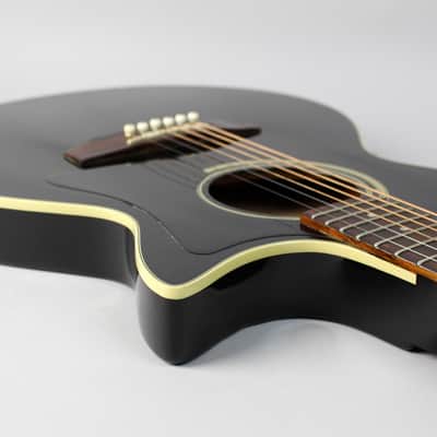 Guild Songbird Black Vintage Thinline Acoustic Electric Guitar w/OHSC image 8