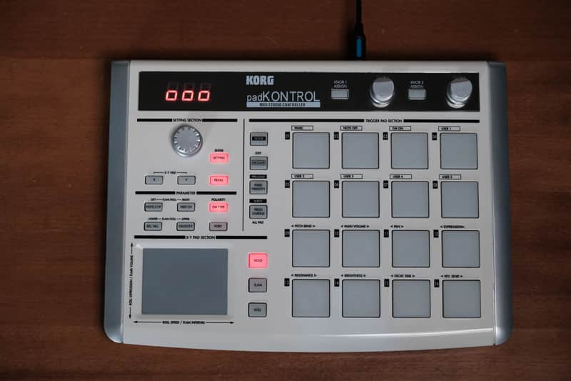 Korg padKONTROL USB Drum Pad Studio Controller 2005 - Present - White image 1