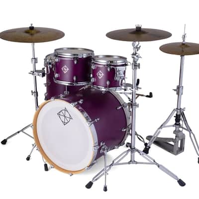 Dixon PODCSTH420-02-SDP Cornerstone Hybrid Shellset 4pc Satin Deepl Purple image 2